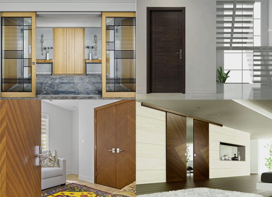 Interior doors - modern designs, photos, and ideas